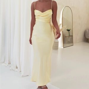 Everleigh Soft Satin Midi Dress